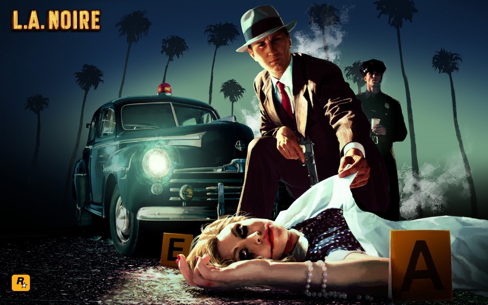 l. a. noire hombre adulto al aire libre mujer