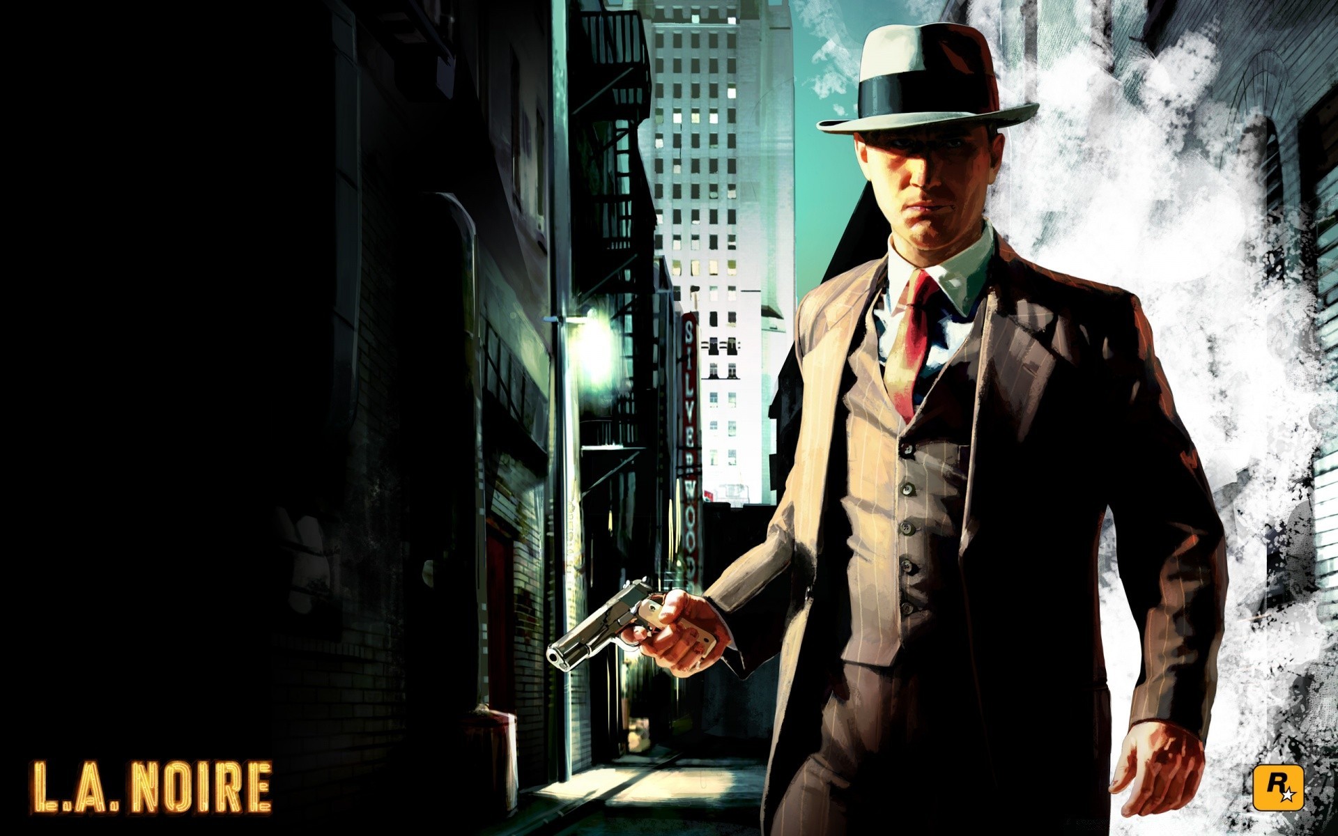 l.a. noire взрослый человек в помещении носить портрет крышка бизнес на открытом воздухе улица