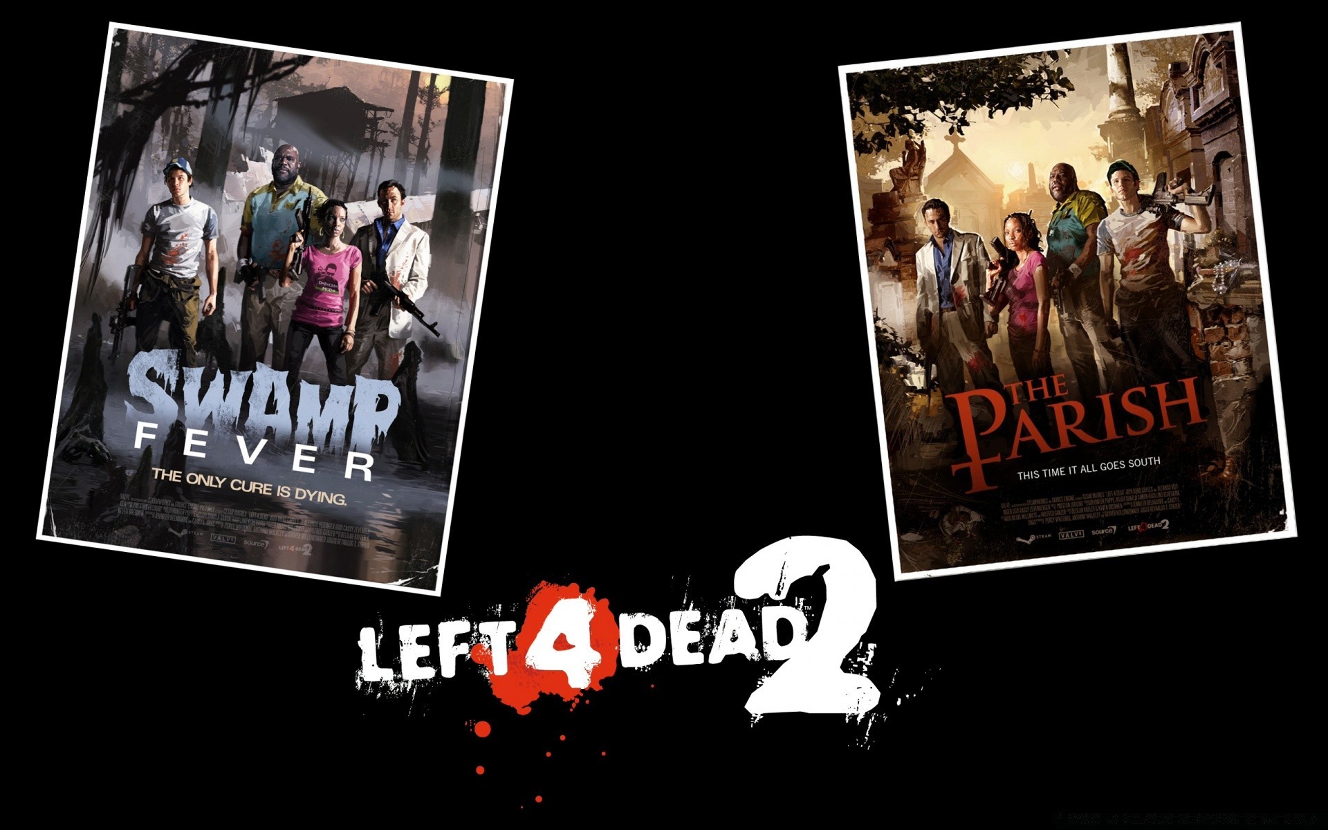 left 4 dead illustration desktop-hintergrund