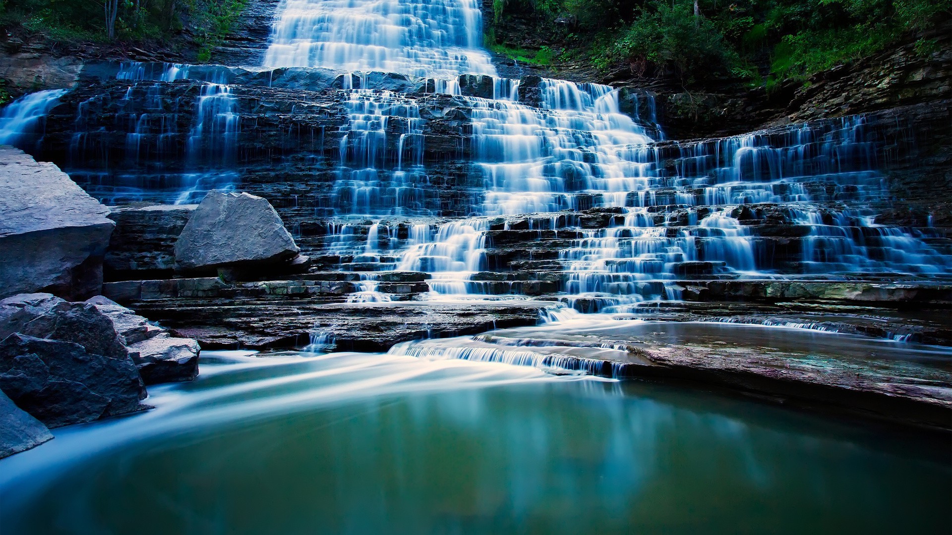 водопады воды водопад движения путешествия природа бассейн река мокрый красивые поток поток каскад на открытом воздухе лето