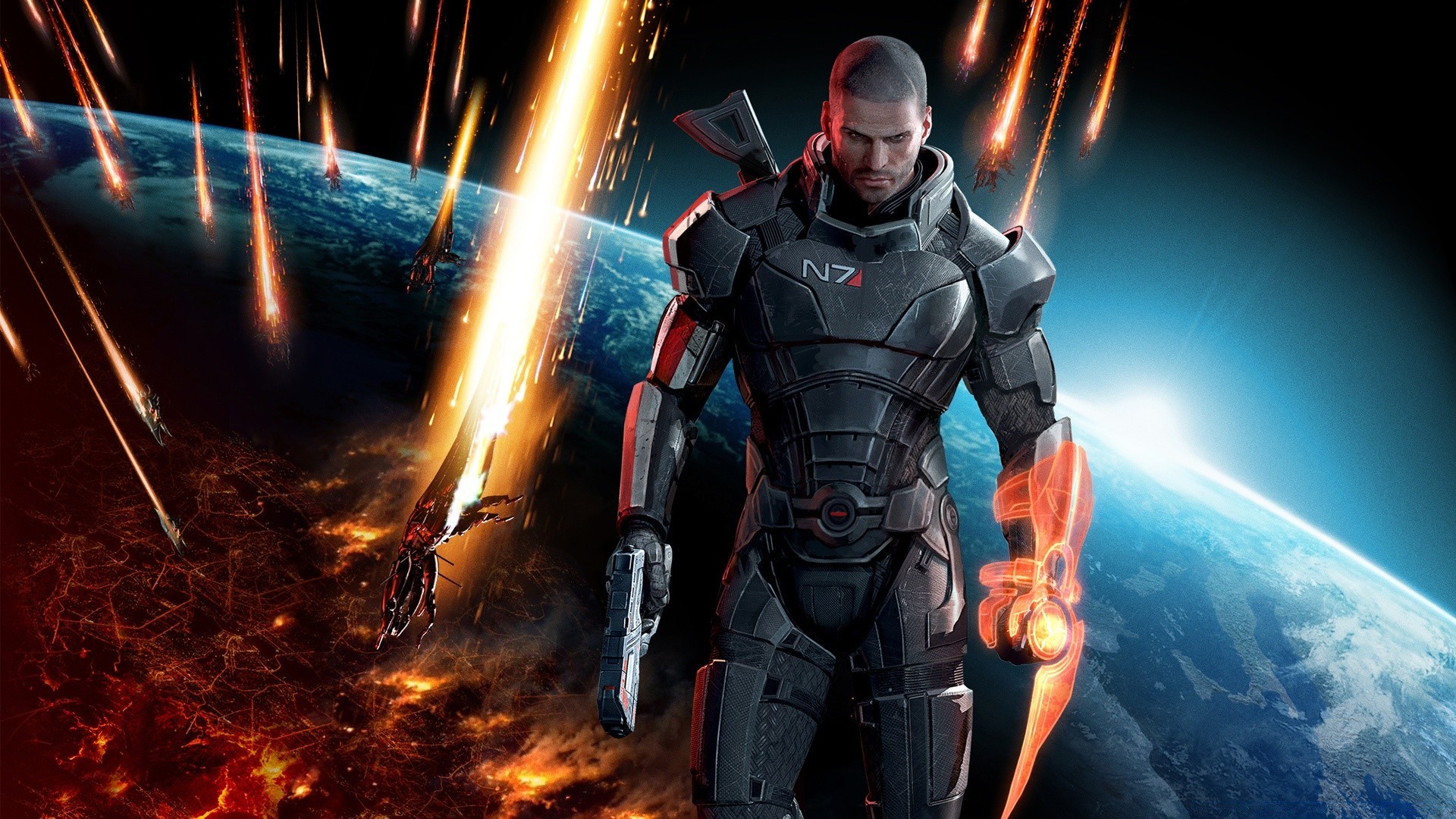 mass effect пламя наука музыка фантастика футуристический разведка фестиваль робот будущее свет