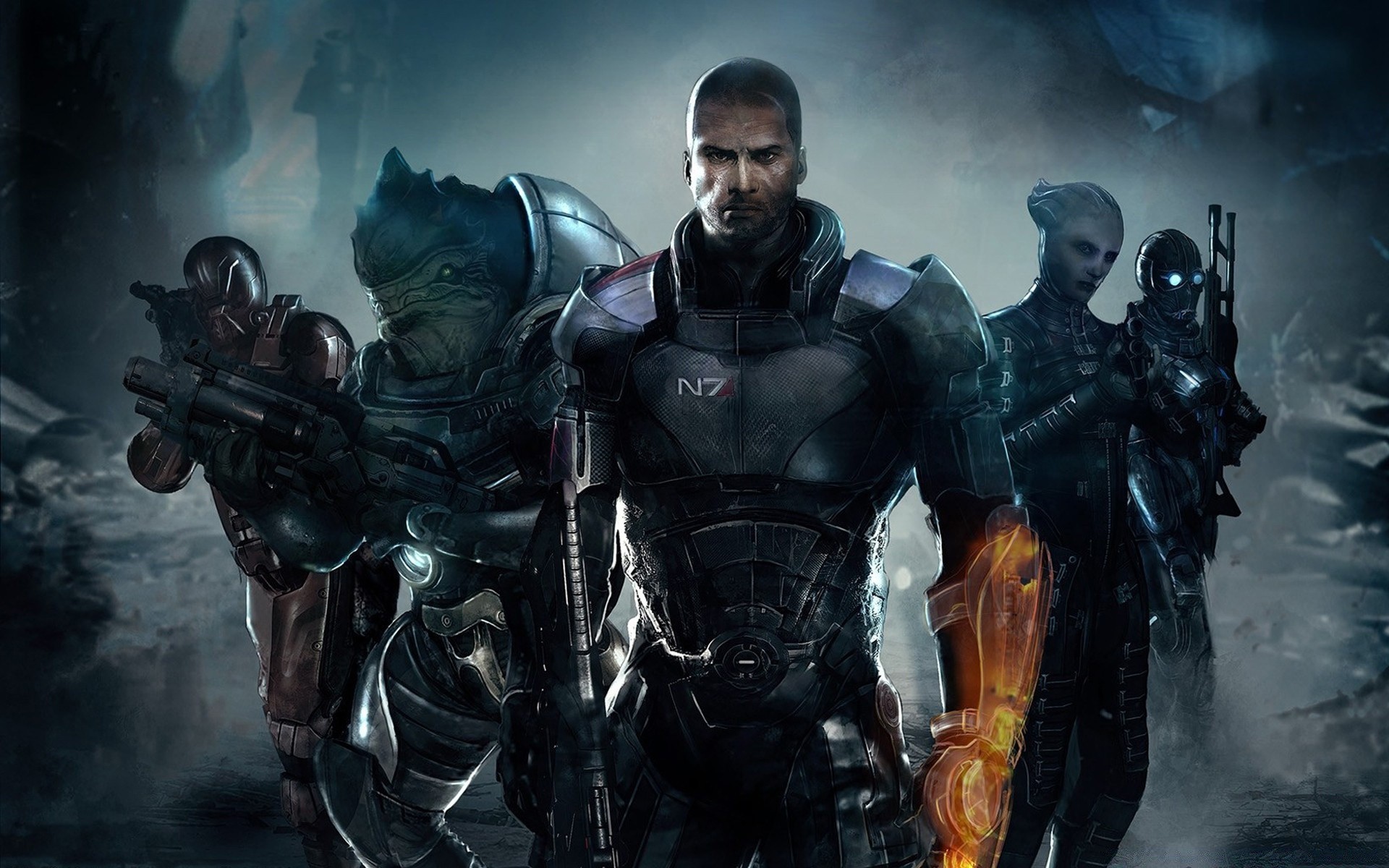 mass effect guerra armas batalha homem combate adulto exército arma grupo militar soldado