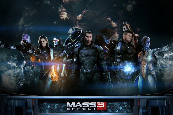 Z gry Mass Effect postacie