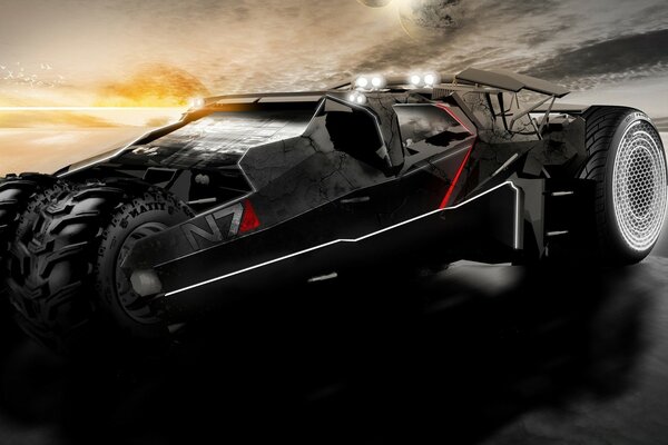 Auto fuera del juego Mass Effect