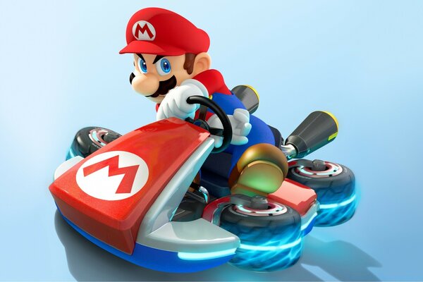 Игровой персонаж Марио и водный скутер