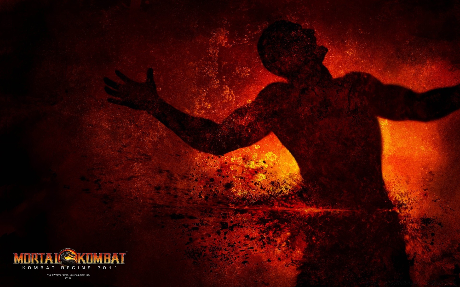 mortal kombat scuro silhouette