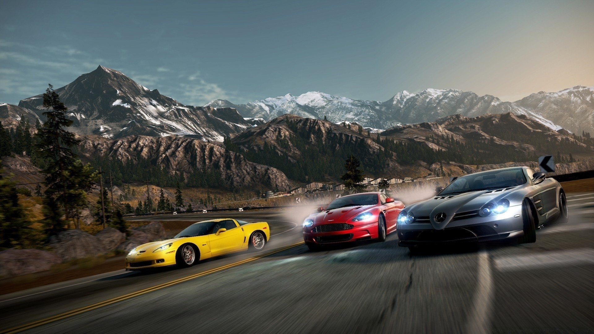 need for speed auto auto schwarz aktion straße mittag beeilen sie sich berge transportsystem schnee reisen