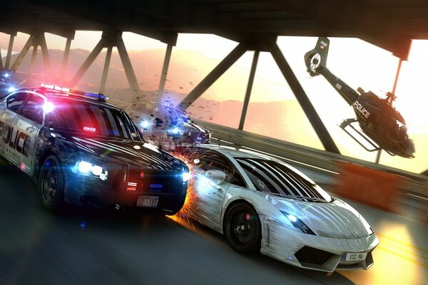 Das Transportsystem des Rennens need for speed