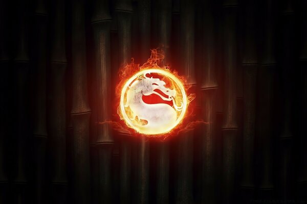 Mortal kombat oyununun logosu