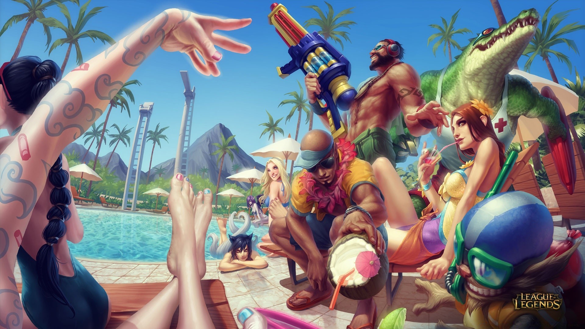 other games mulher verão diversão grupo menina férias férias praia