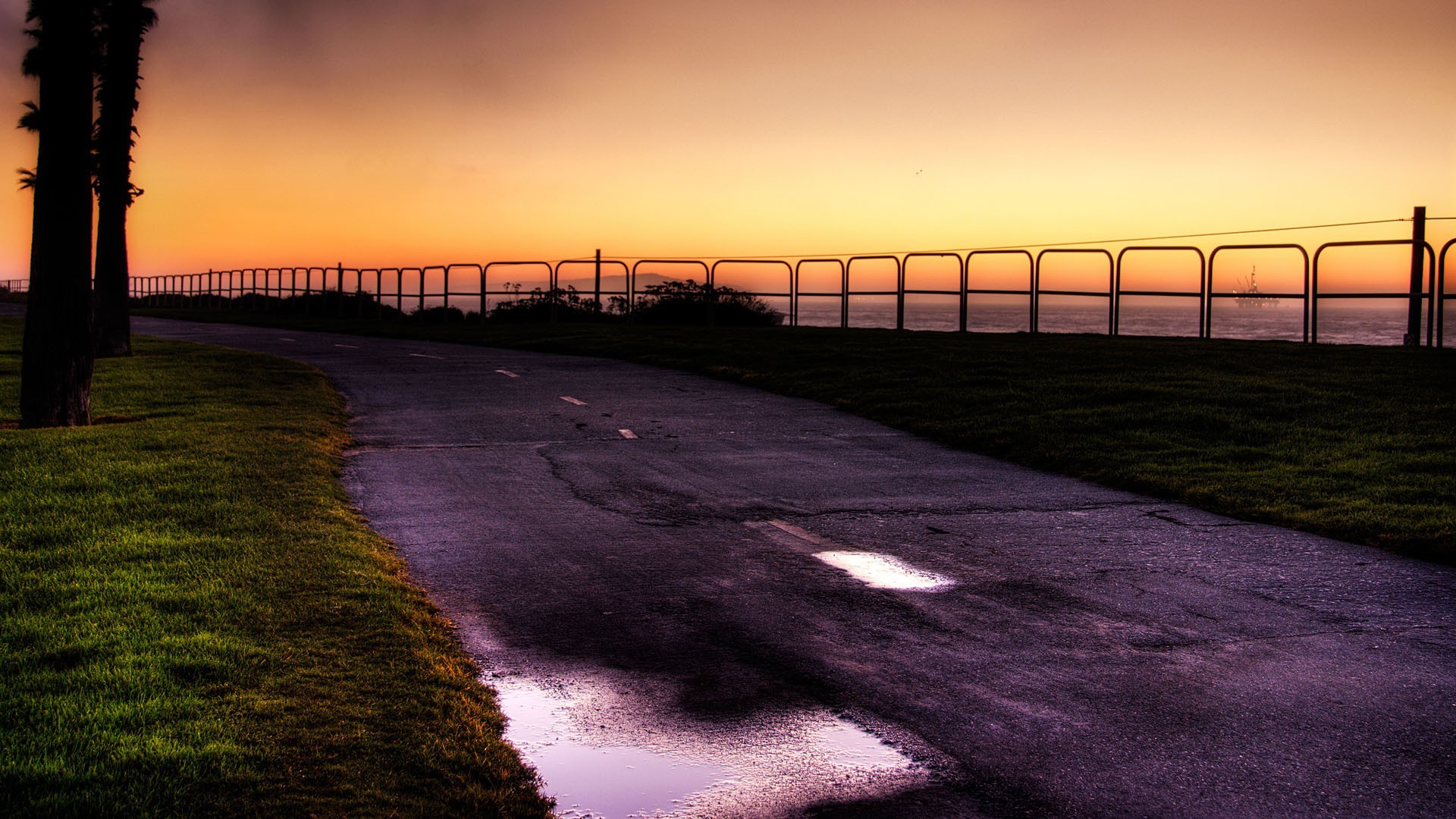 estradas pôr do sol amanhecer céu luz noite sol paisagem crepúsculo natureza água viagens