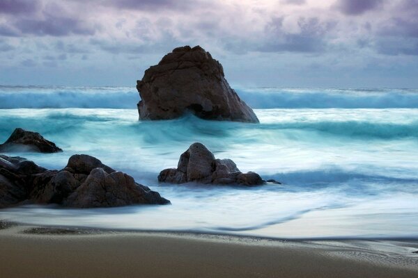 Mare prima di una tempesta imminente