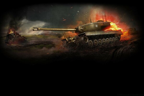 Tank im Spiel world of tanks