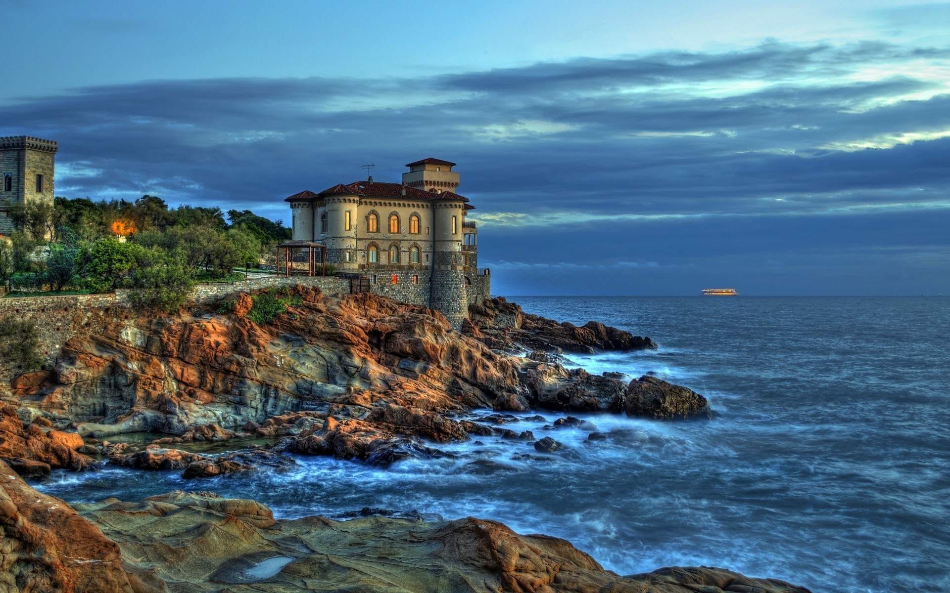 mare e oceano mare acqua mare viaggi oceano spiaggia cielo sera tramonto paesaggio roccia faro crepuscolo paesaggio scenico all aperto