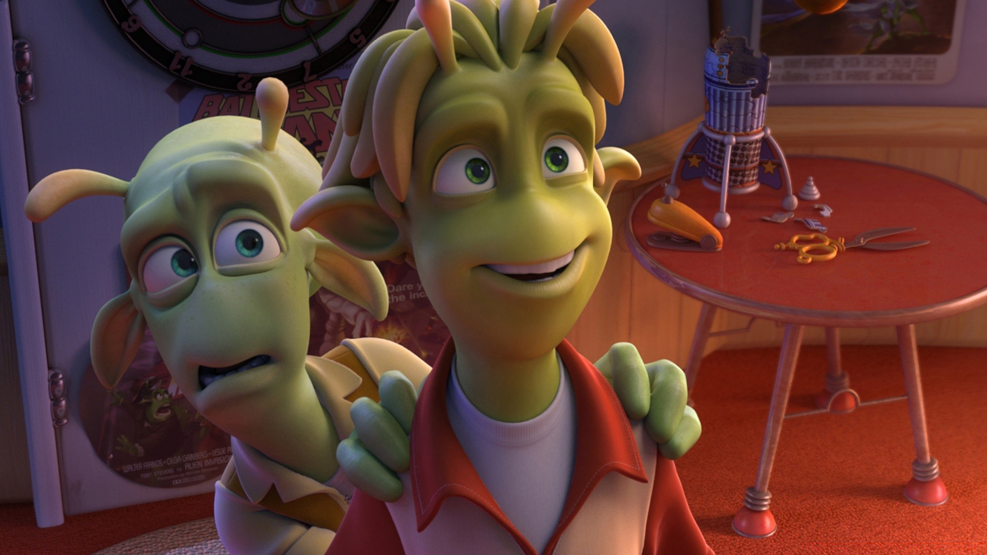 planet 51 esboço arte ilustração filme personagem