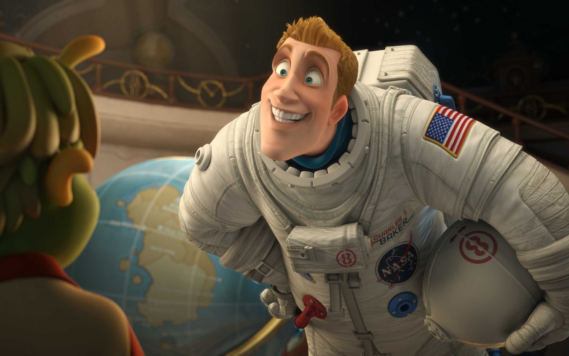 planet 51 erwachsener allein tragen frau porträt astronaut