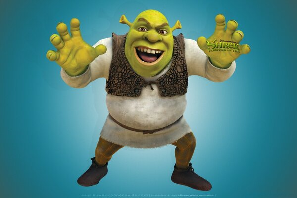 Shrek forever, cartoon shrek