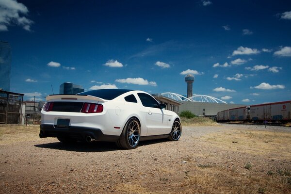 Sports car, for traveling on the road