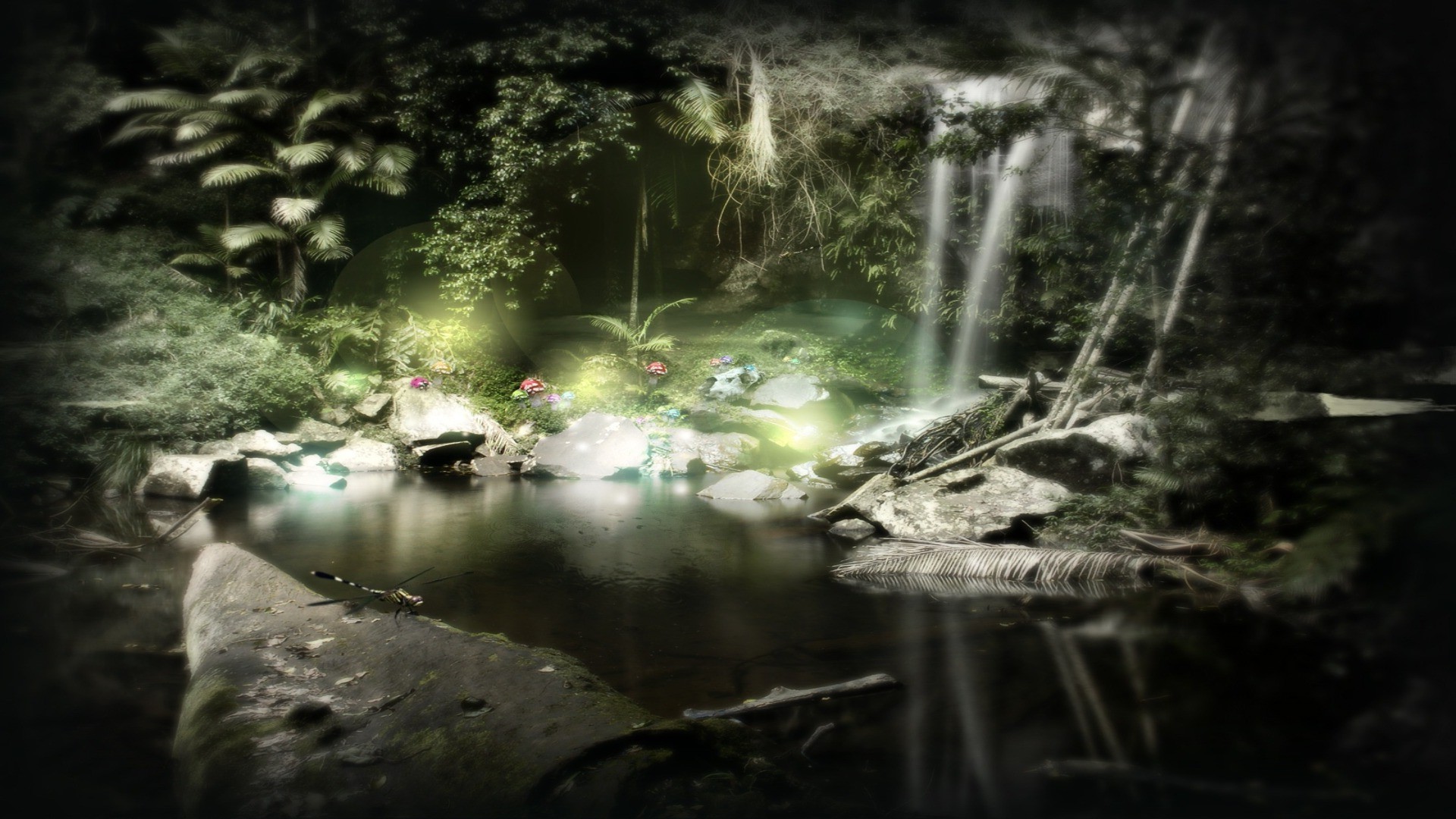 nacht abenddämmerung abenddämmerung wasser fluss landschaft wasserfall holz natur park baum fluss im freien bewegung reisen moos umwelt herbst schrei blatt rock