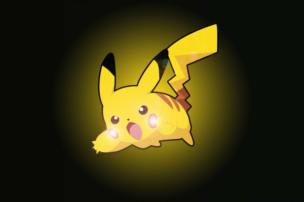 Ilustración de arte, diseño de Pokemon Pikachu