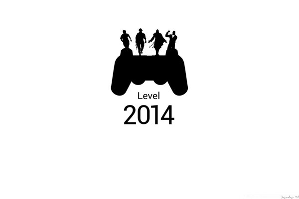 The icon of the 2014 game on a white background