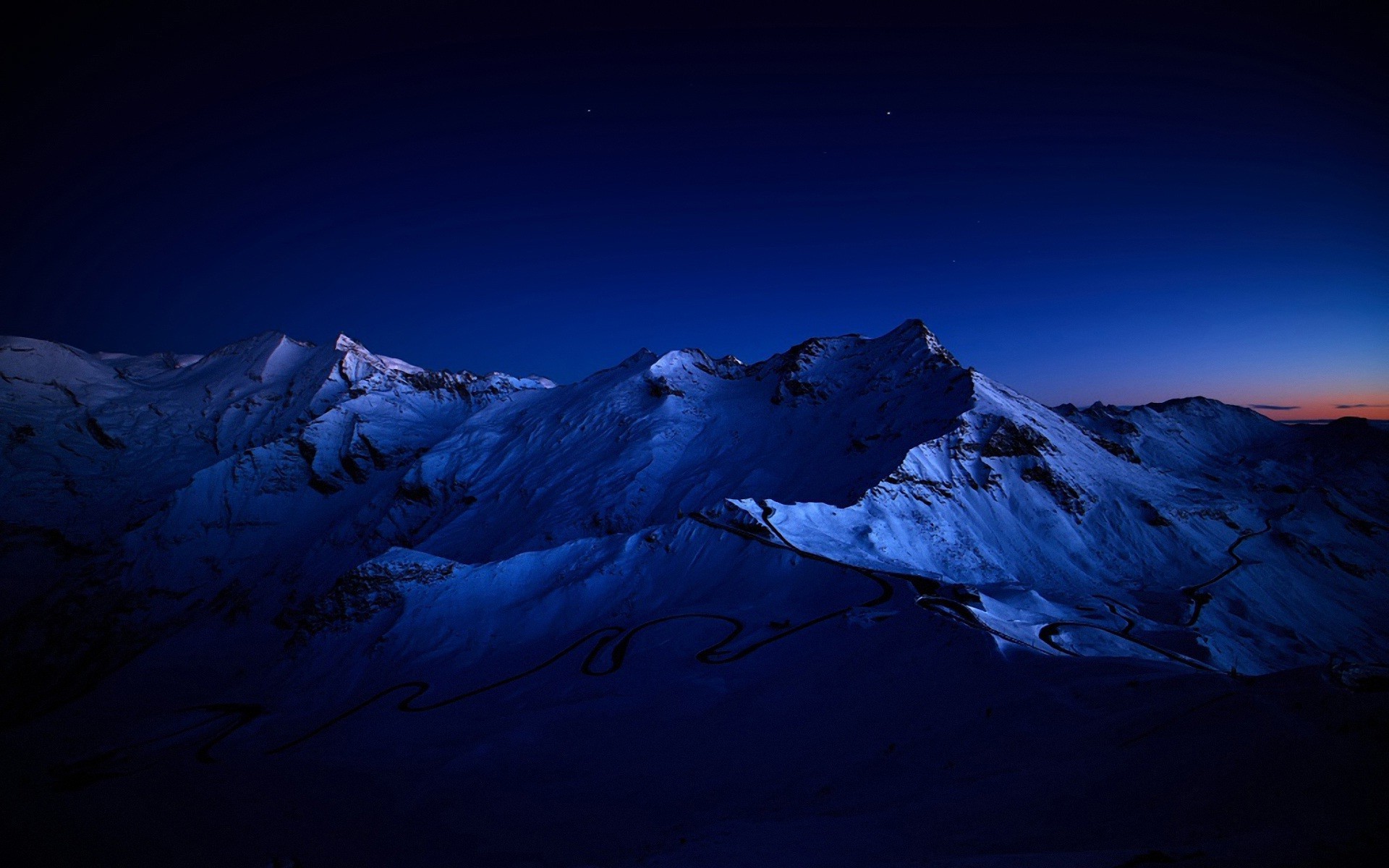 montagnes neige montagnes glace paysage hiver ciel glacier froid voyage