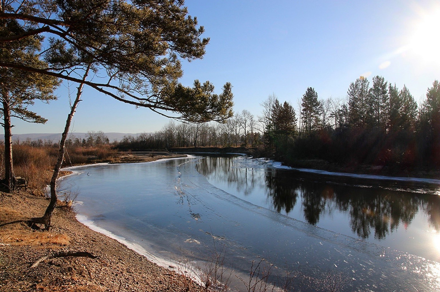 річки ставки і струмки ставків і струмків дерево води пейзаж озеро природа на відкритому повітрі деревини відображення небо річка світанок осінь сніг парк гарну погоду зима подорожі