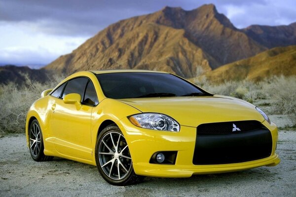 Sports cars: yellow transport