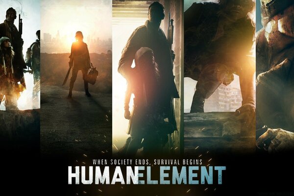 Five pictures. Humanelement Heroes