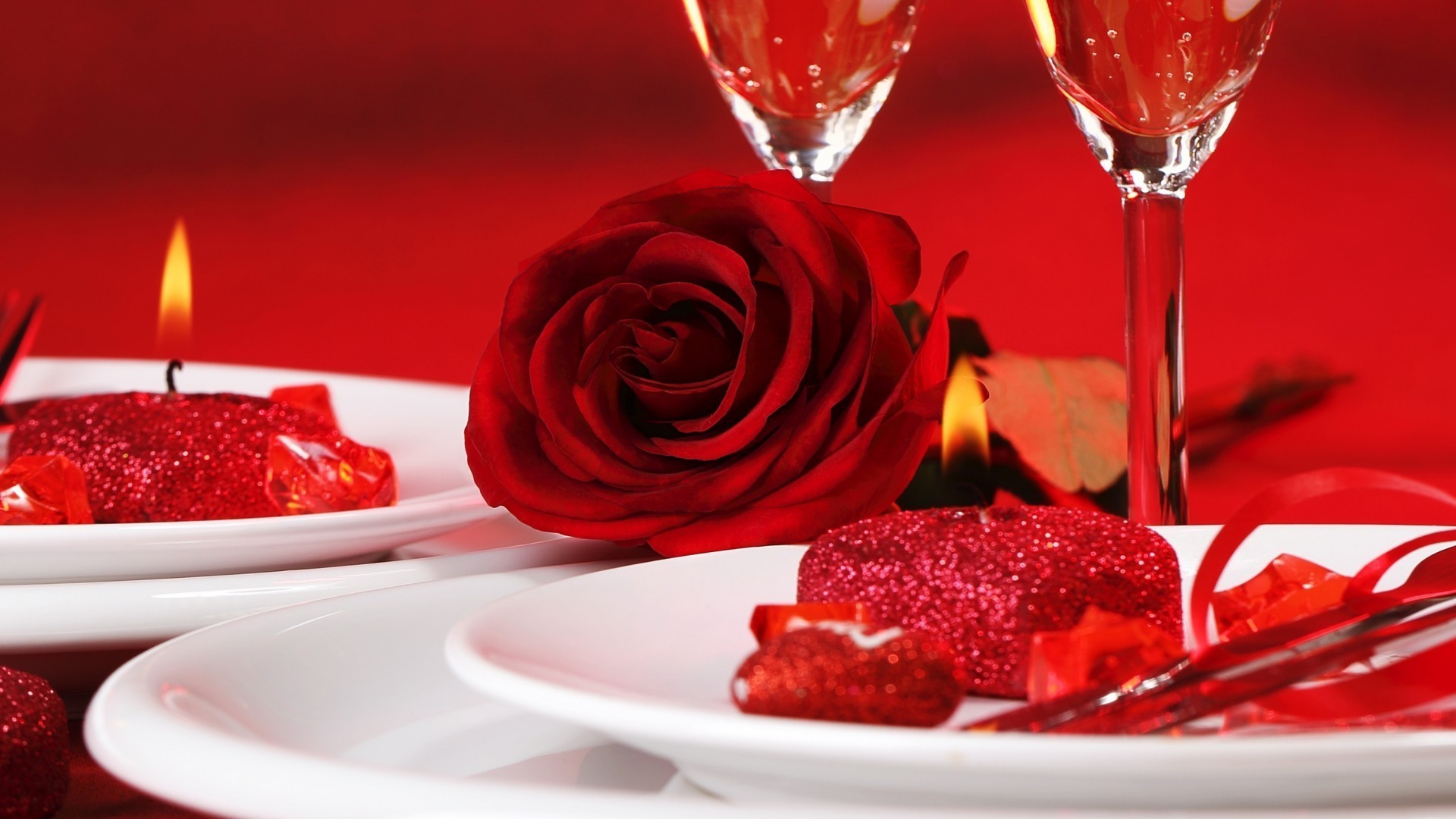 romance feriado vidro romântico vinho festa vela morango doce amor comida