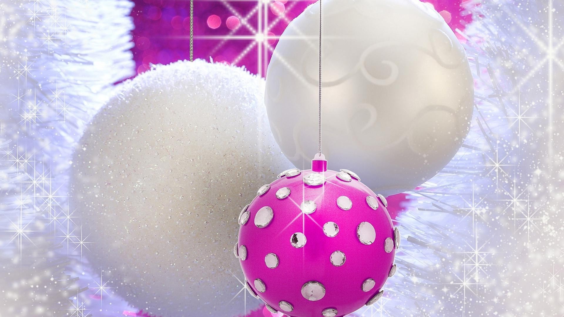 año nuevo navidad invierno vacaciones bola decoración brilla brillante nieve