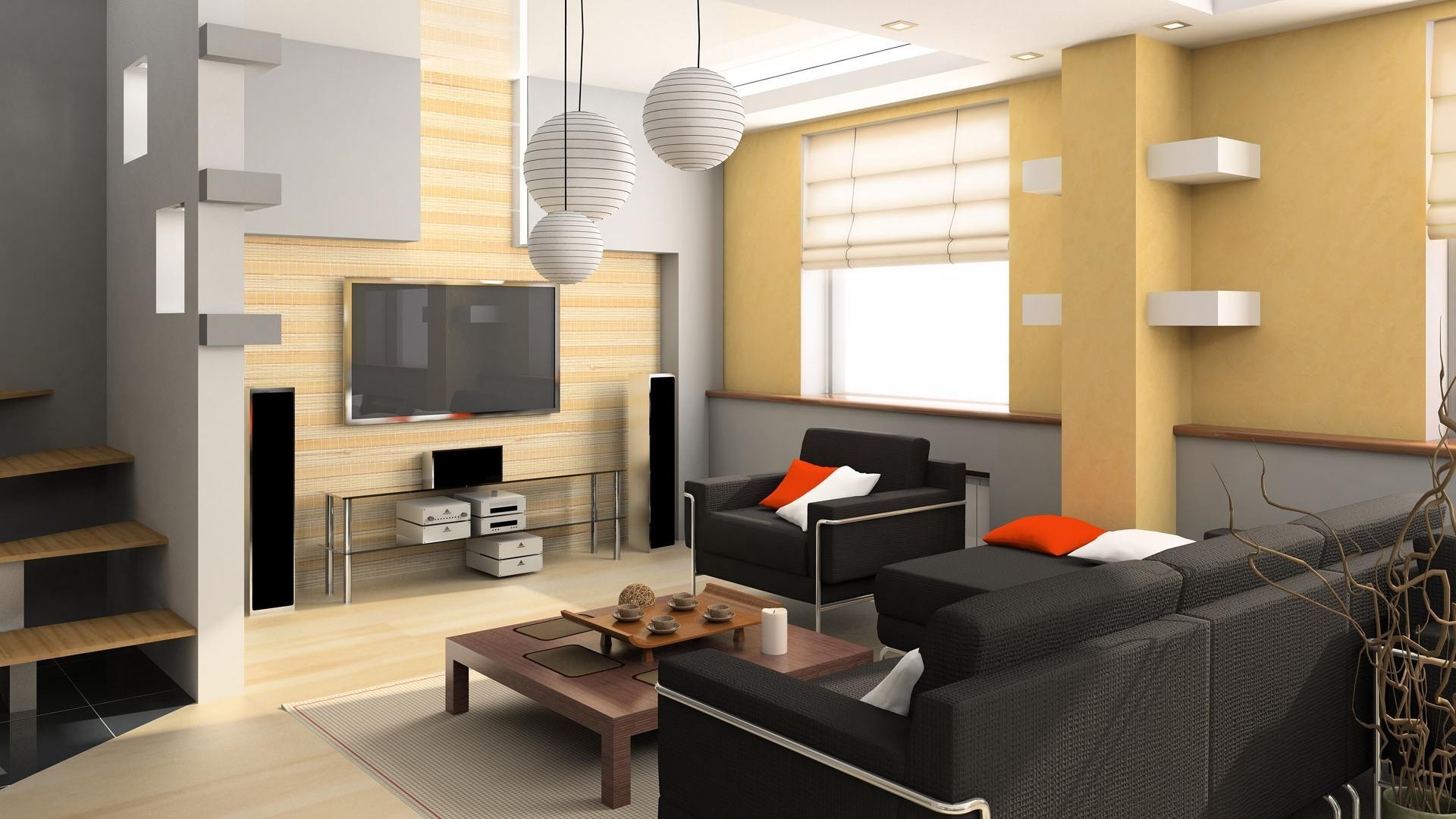 fernseher möbel zimmer sofa drinnen modern platz boden innenarchitektur wohnung stuhl tabelle fenster haus familie lampe luxus zuhause innen teppich herrenhaus