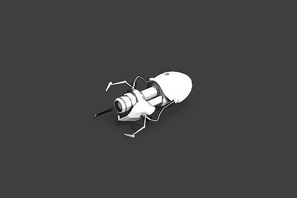 Low poly portal gun