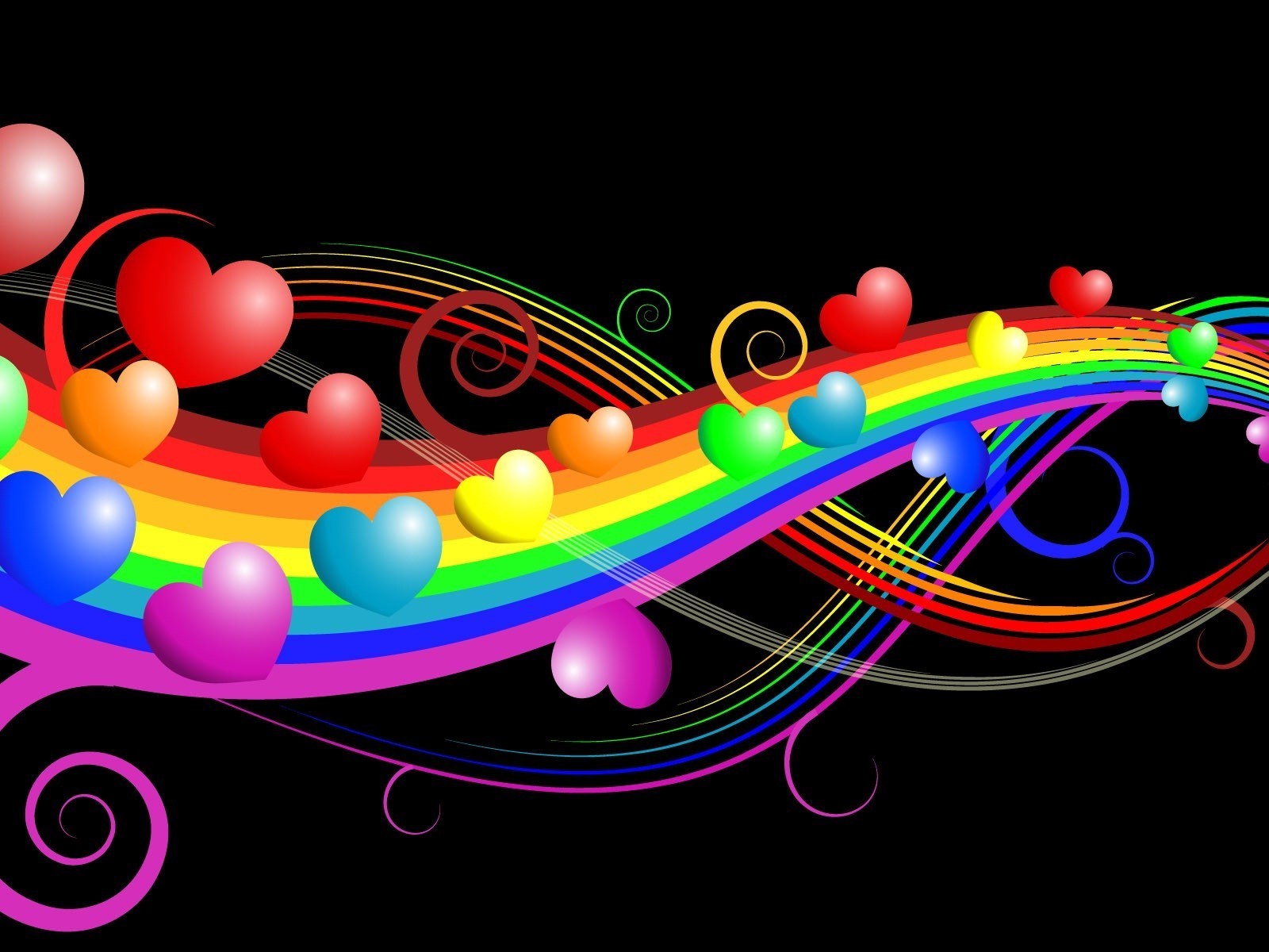 corazones escritorio abstracto diseño ilustración brillante elemento color papel pintado gráfico decoración