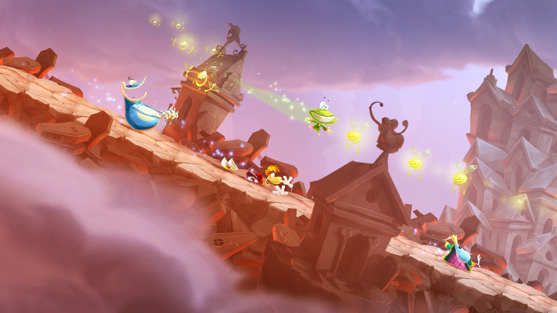 rayman cielo paesaggio