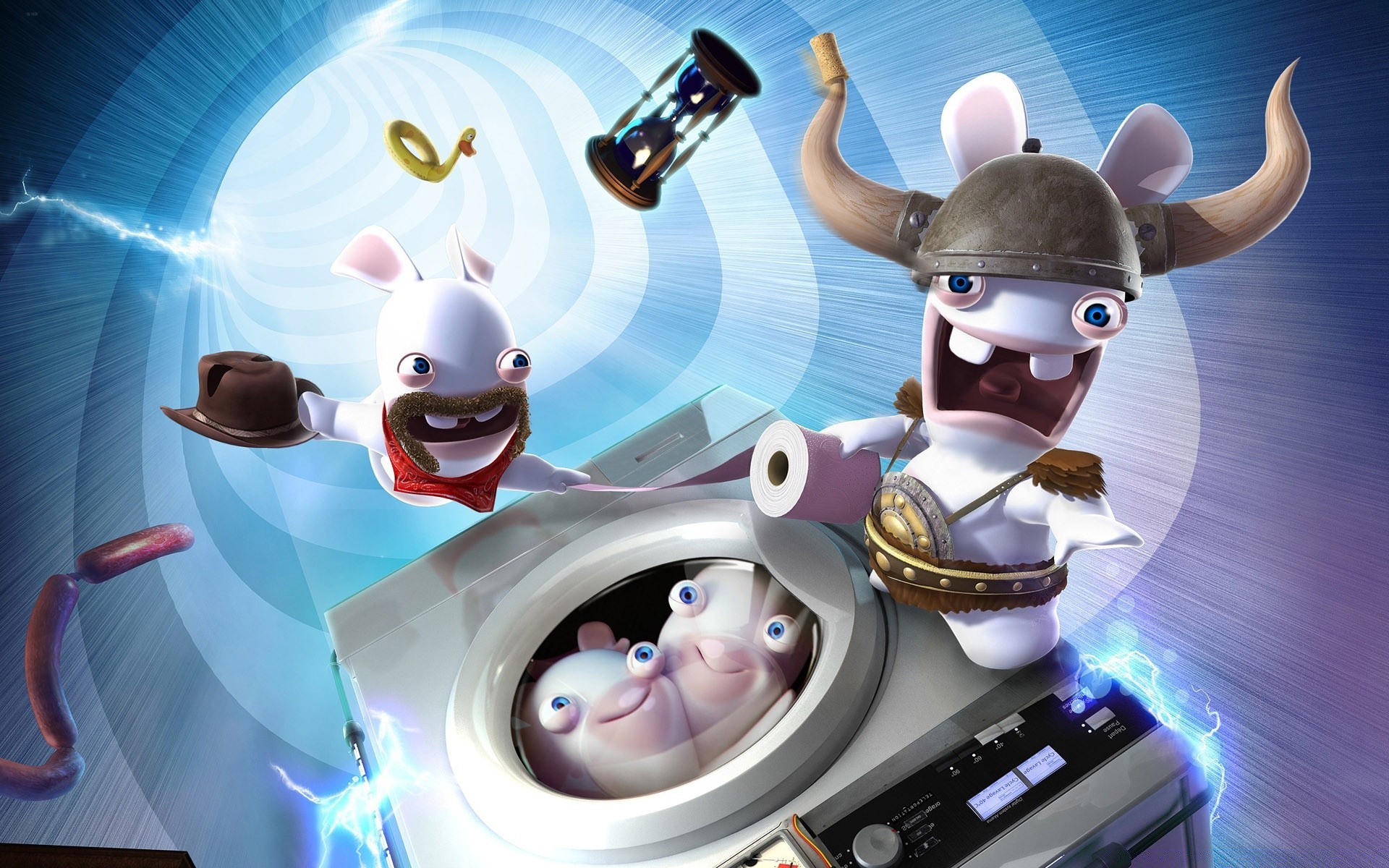 rayman raving rabbids illustrazione grafico uomo