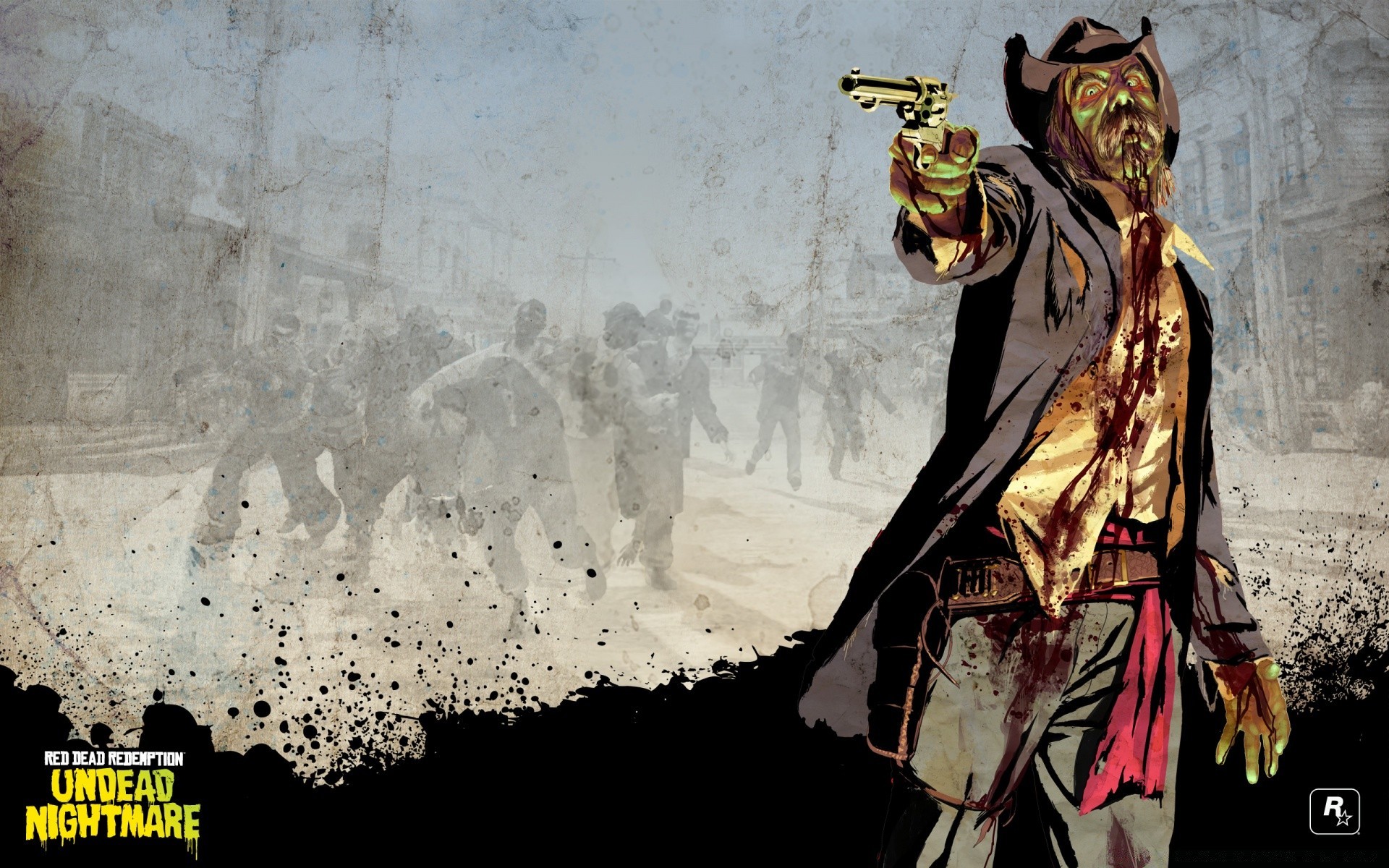 red dead redemption frau tragen erwachsener illustration mann