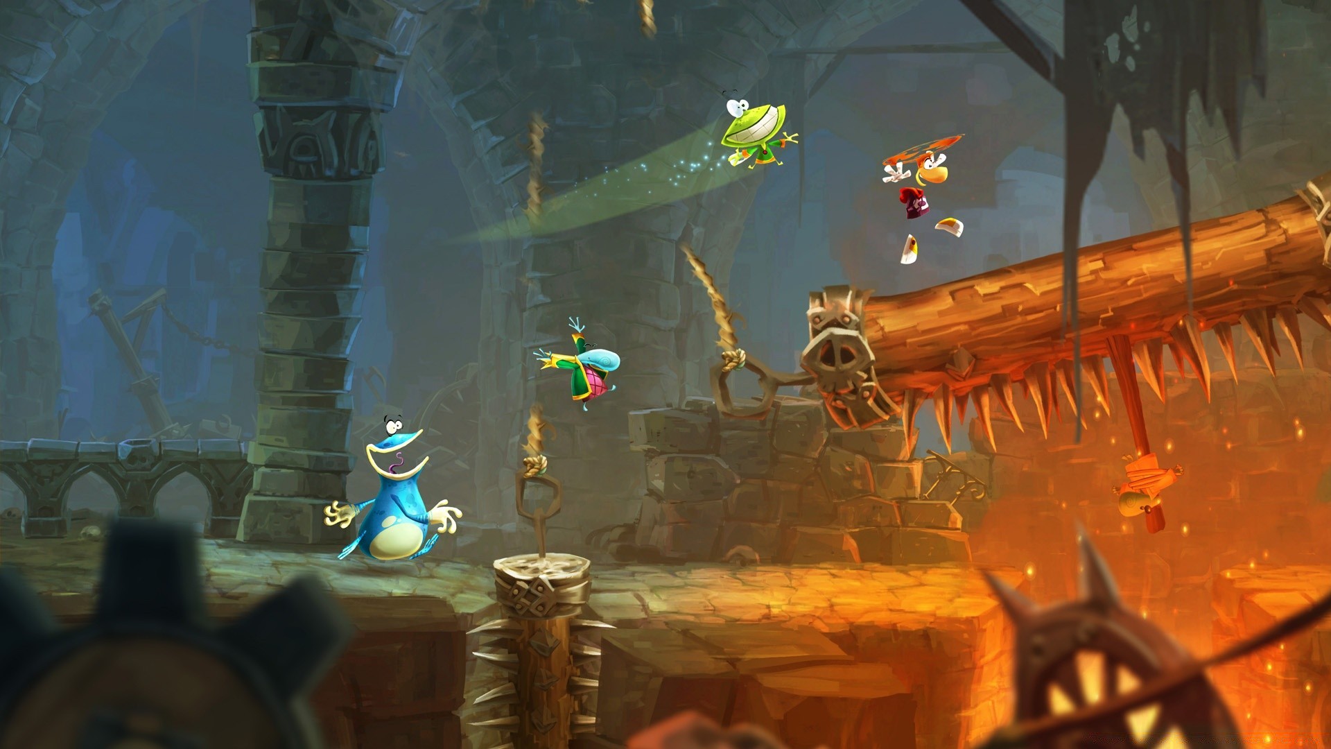 rayman água pintura aquário luz arte religião viajar