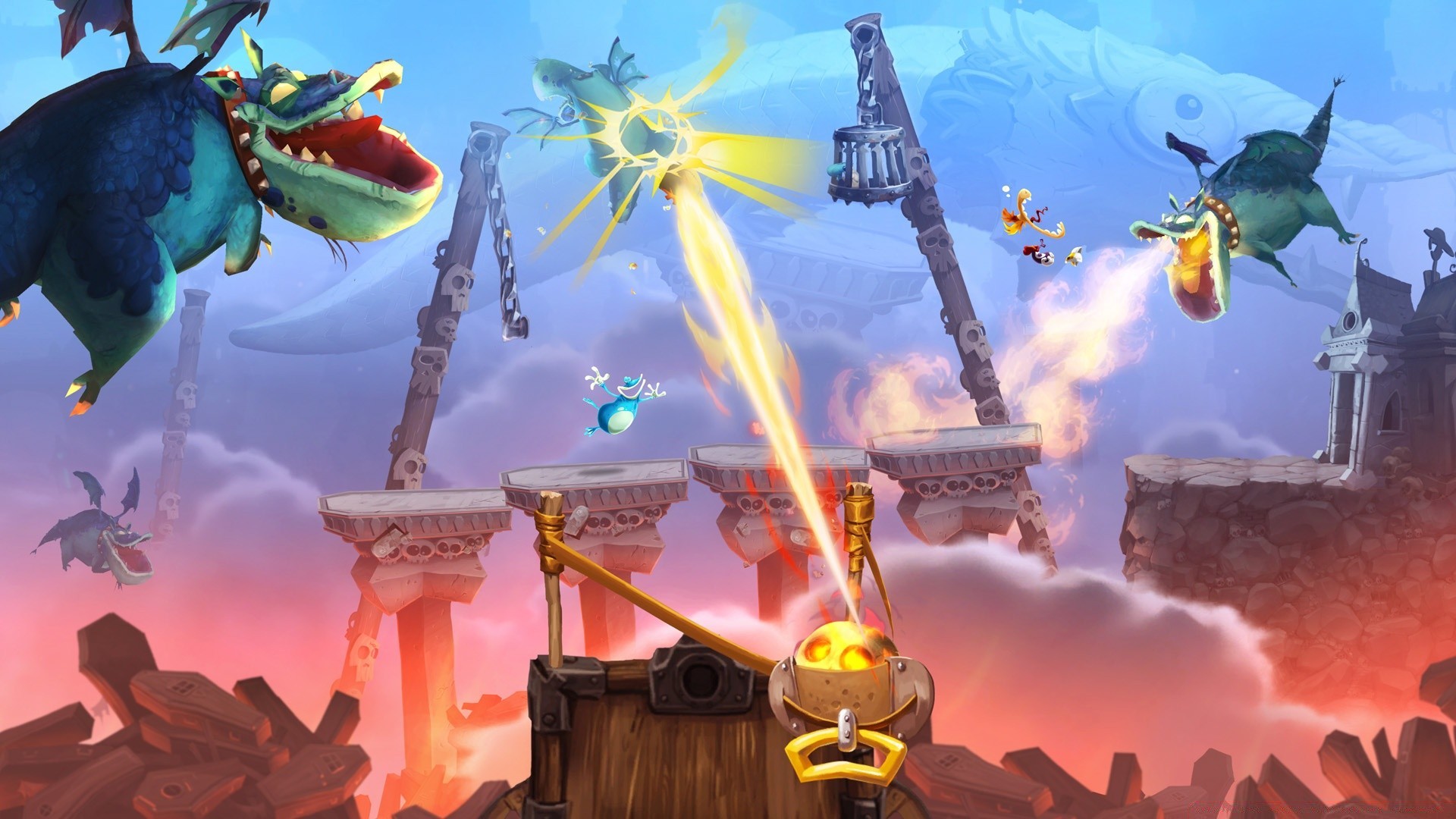 rayman sky travel outdoors