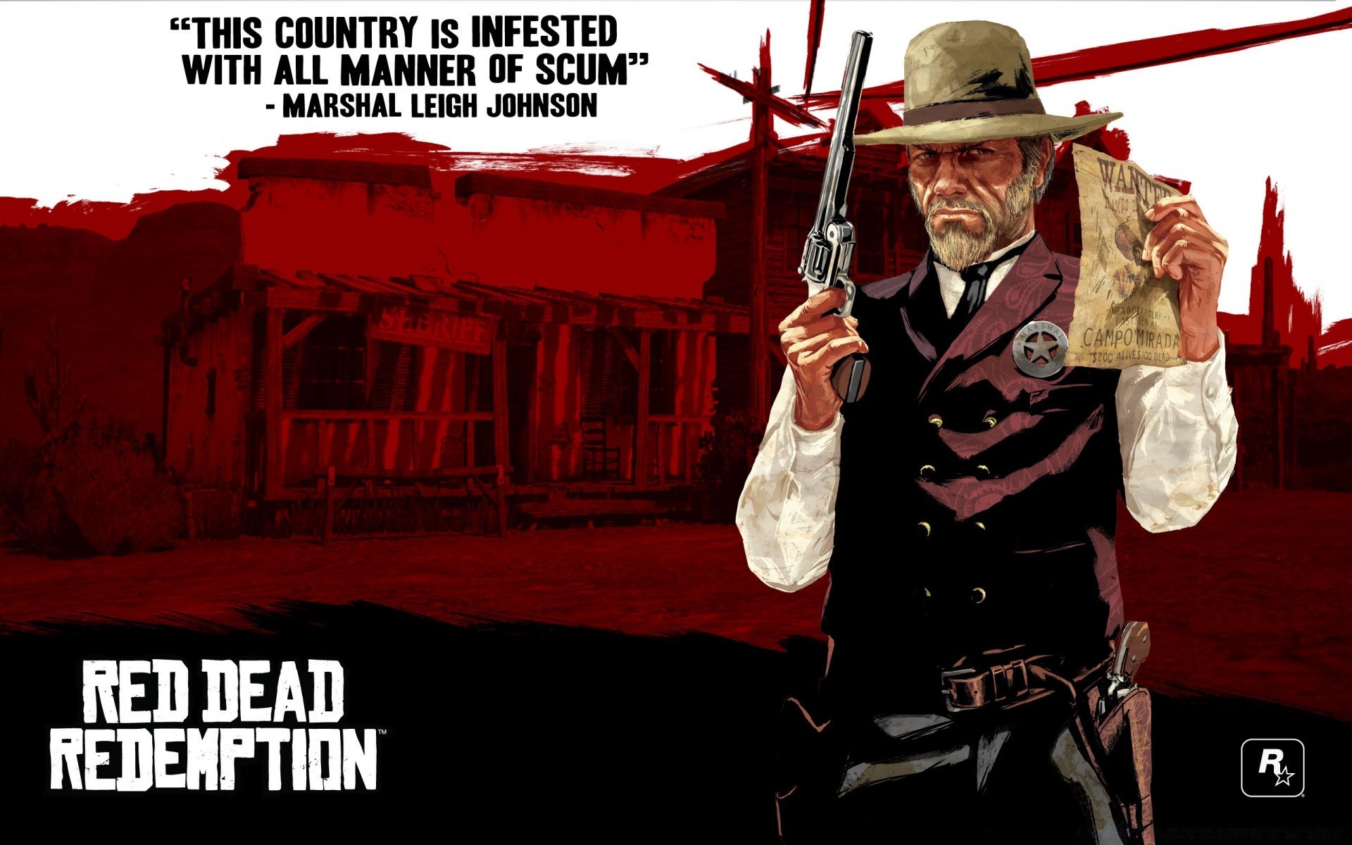 red dead redemption adulto humano al aire libre vertical horizontal interior cubierta