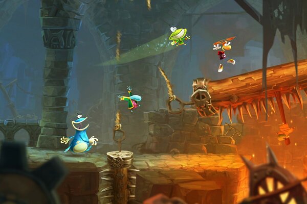 Rayman leyendas cortar la cuerda