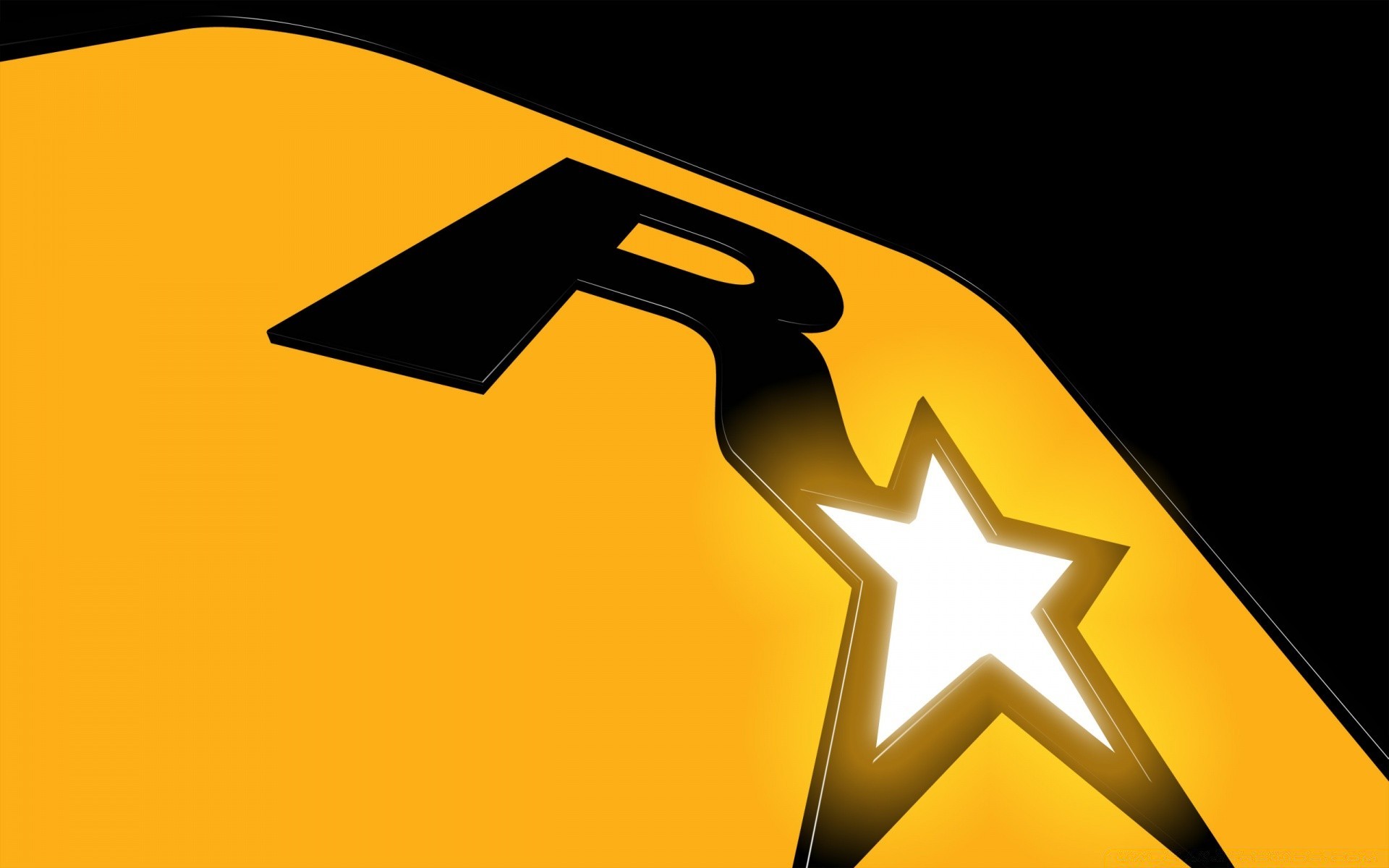 rockstar games ilustração símbolo sinal negócios formas área de trabalho conceitual gráfico