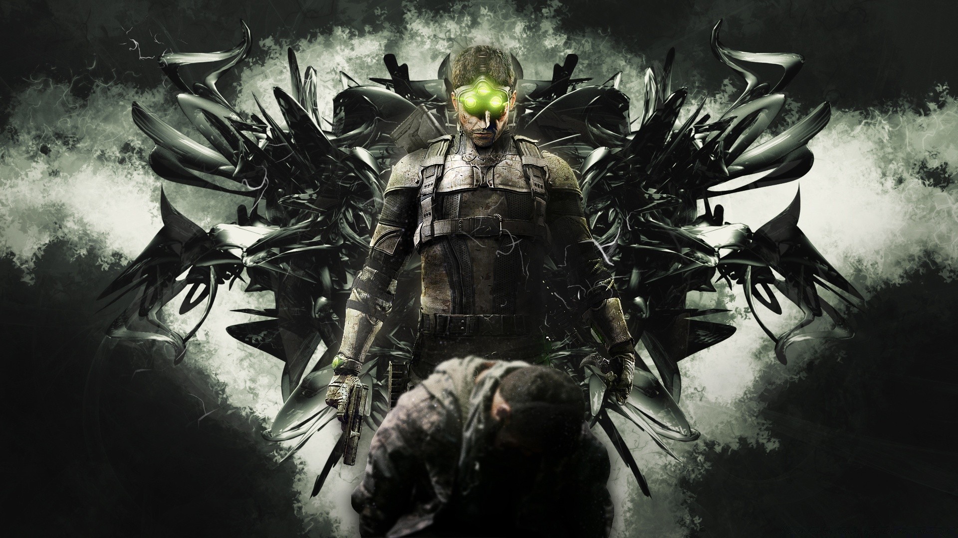 splinter cell militar guerra adulto vestir grupo combate soldado ilustração homem sozinho arte armas batalha