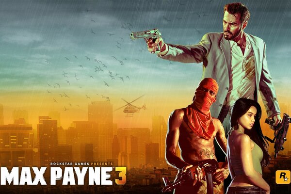 Salvapantallas del juego Max Payne 3