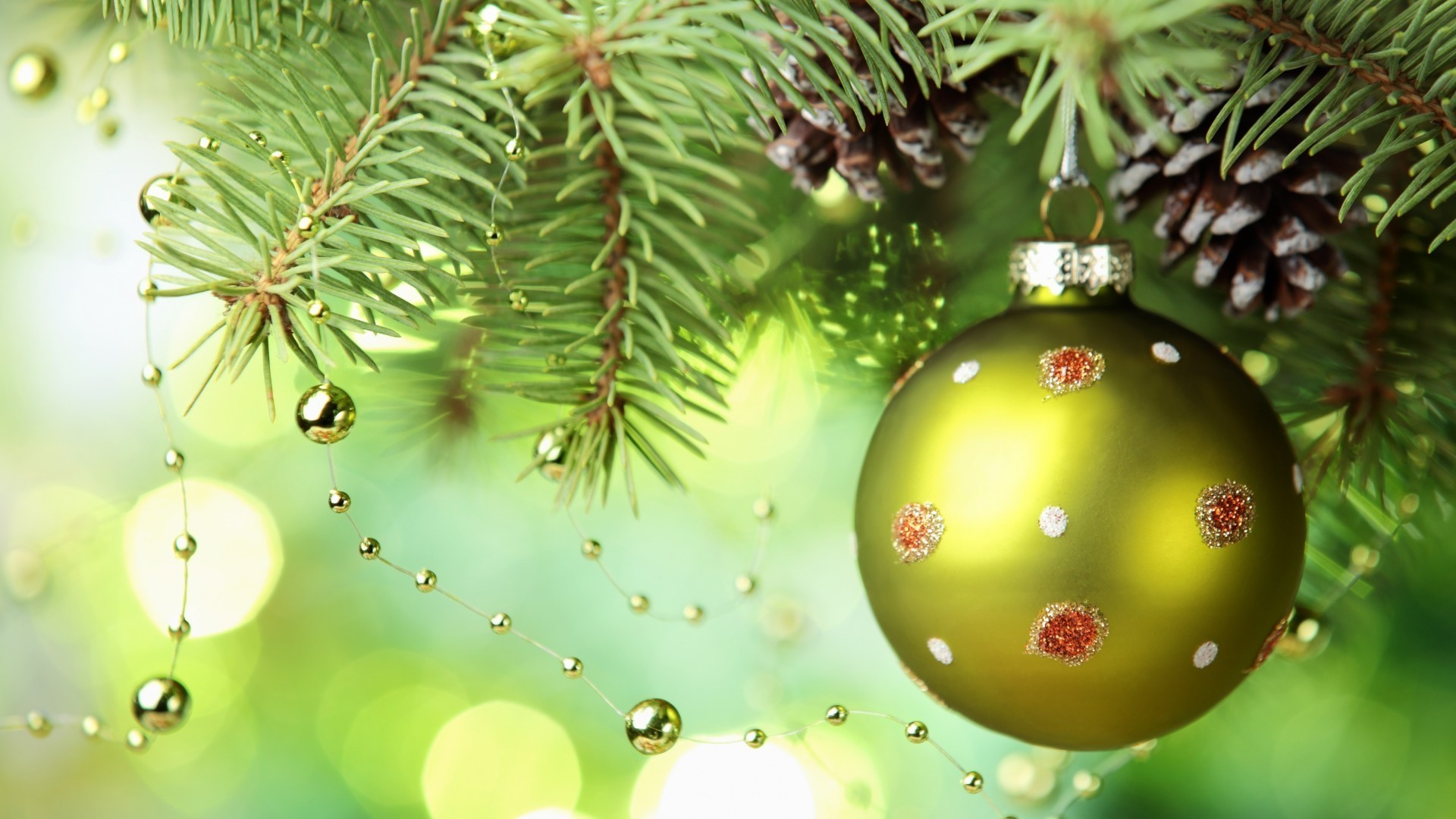 nuovo anno natale inverno decorazione palla albero splende vacanza appeso pino sfera merry stagione abete braccialetto luminoso ramo glisten oro desktop