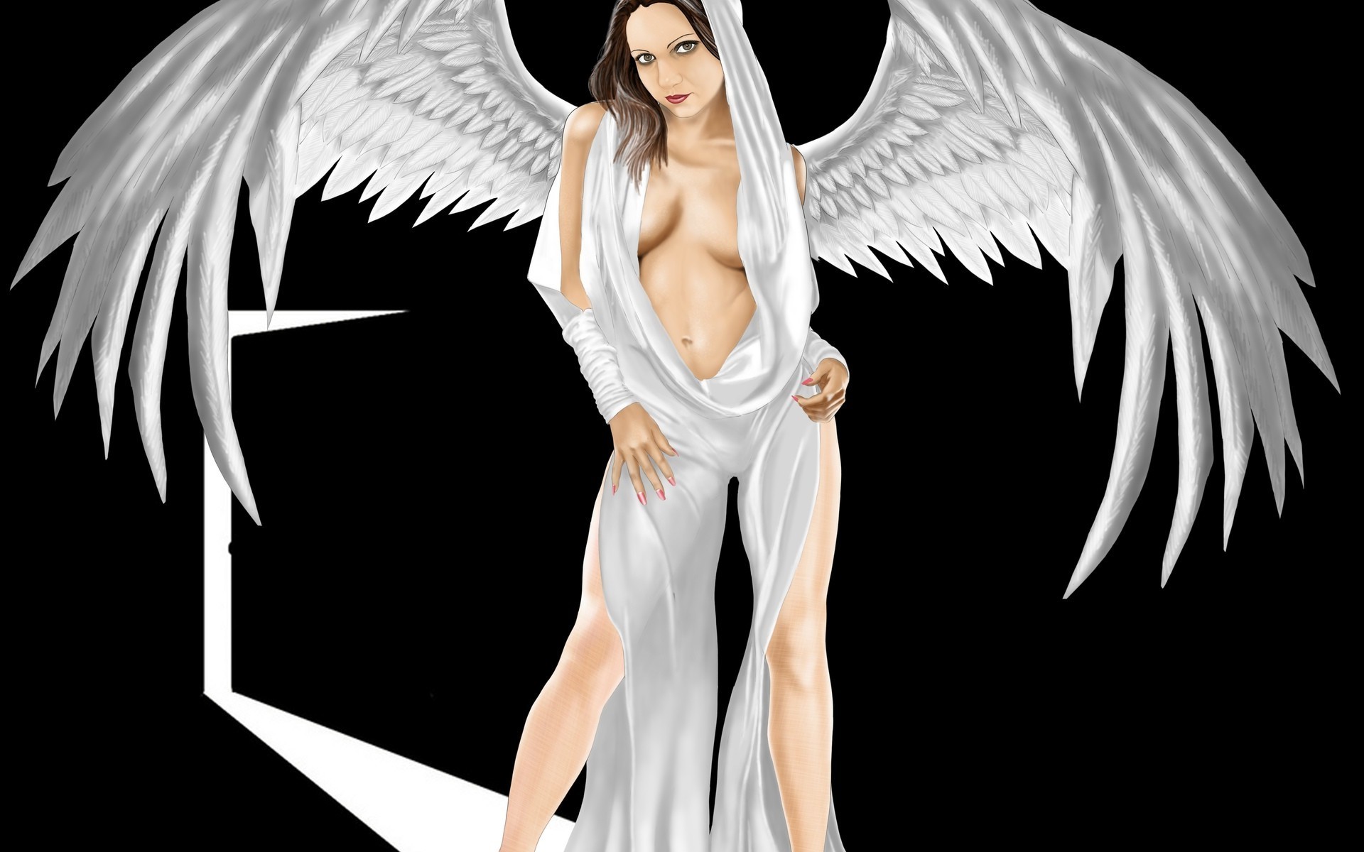 ангел голая рисунок фото 86