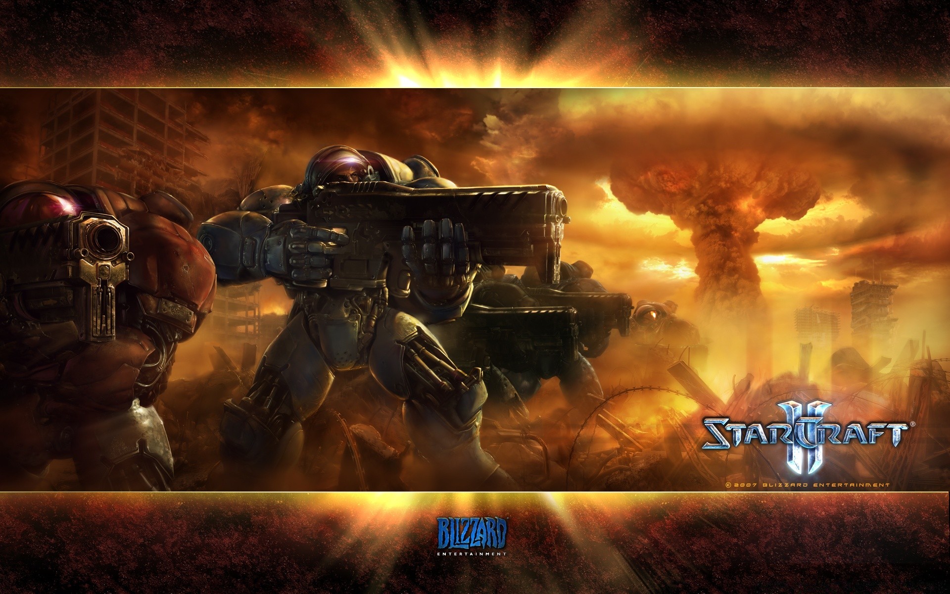 starcraft humo militar llama guerra batalla