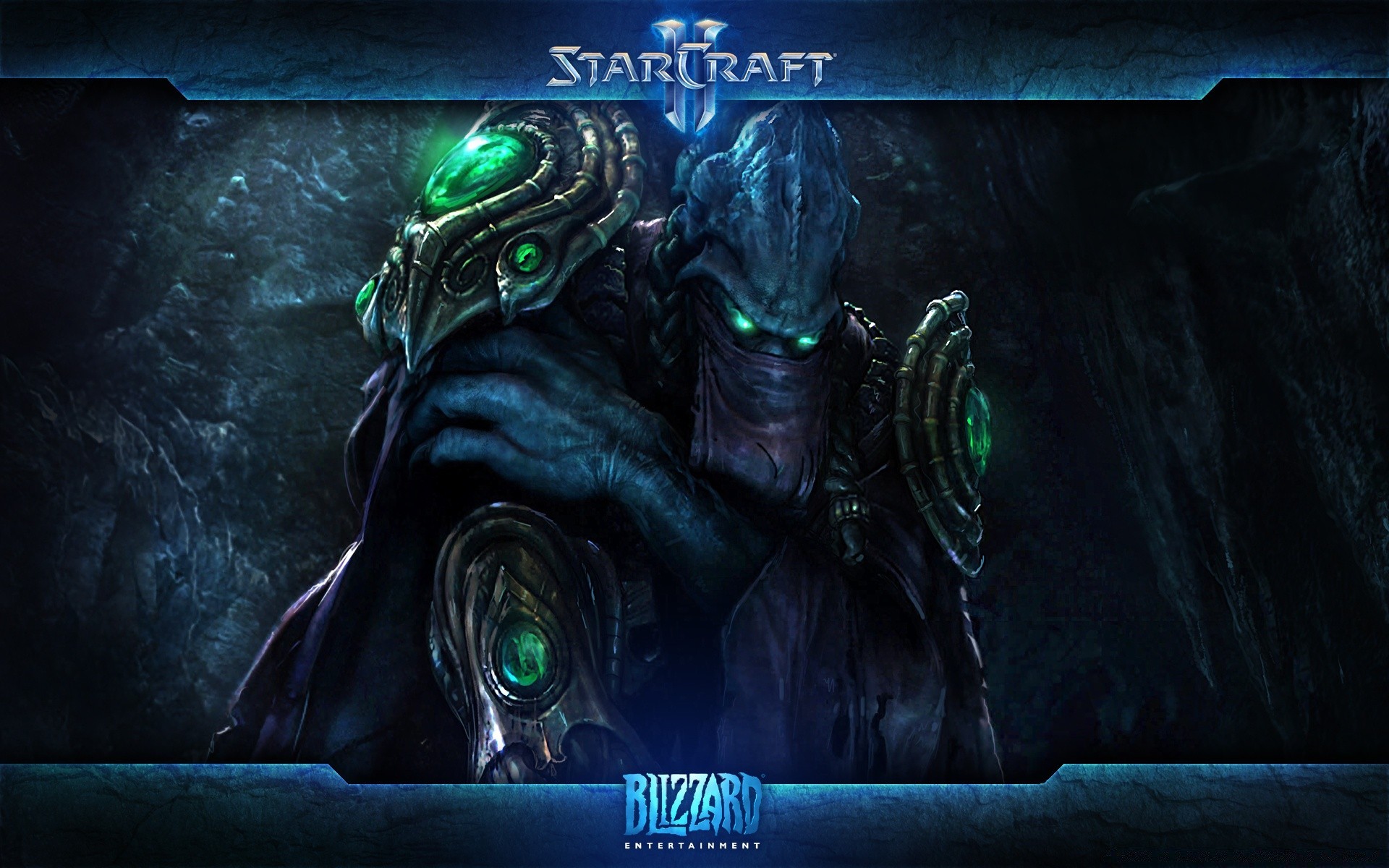 starcraft scuro astratto desktop luce arte illustrazione