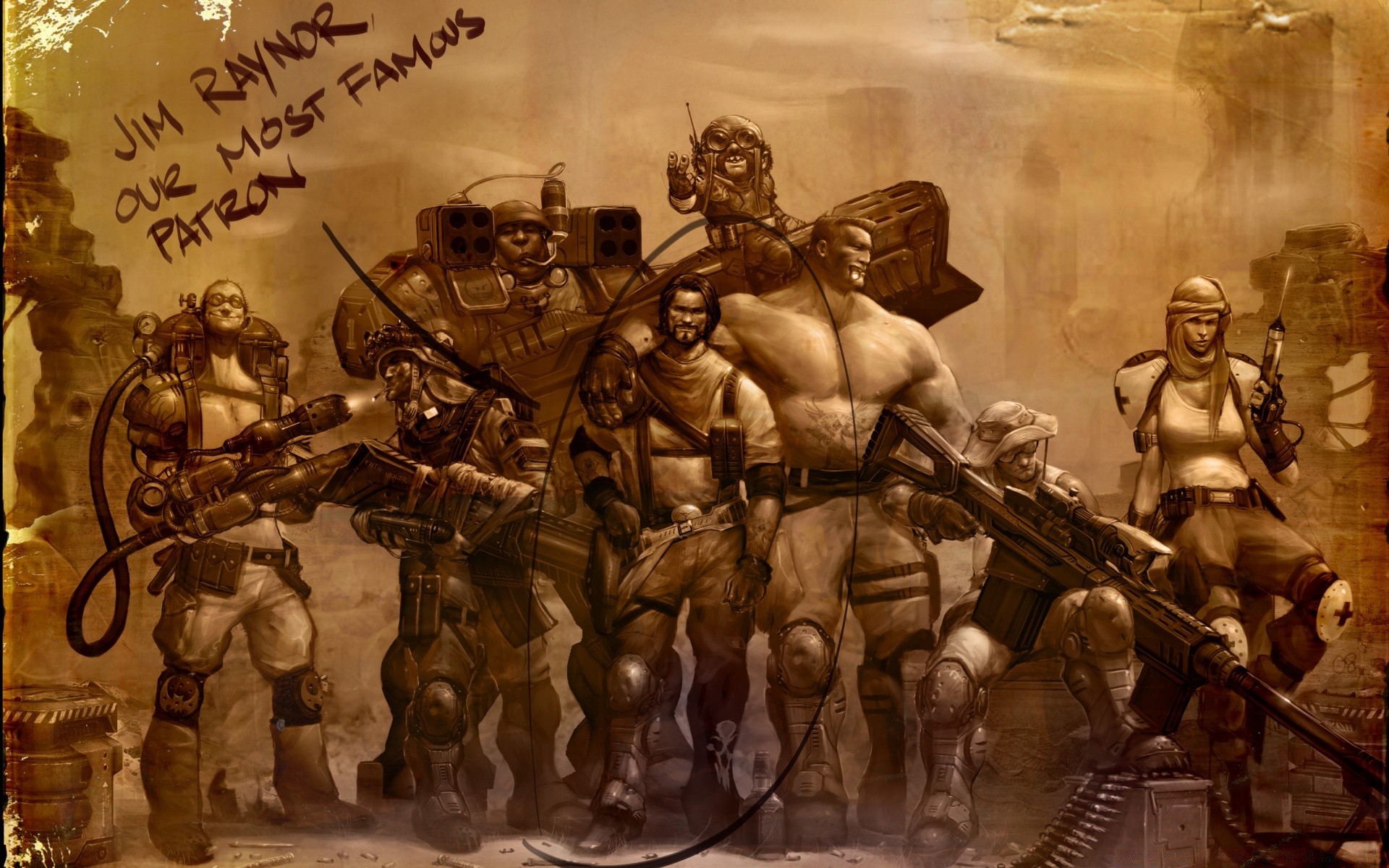 starcraft gruppo indossare arte uomo arma adulto guerra musica soldato militare casco molti armatura cavaliere combattimento antico