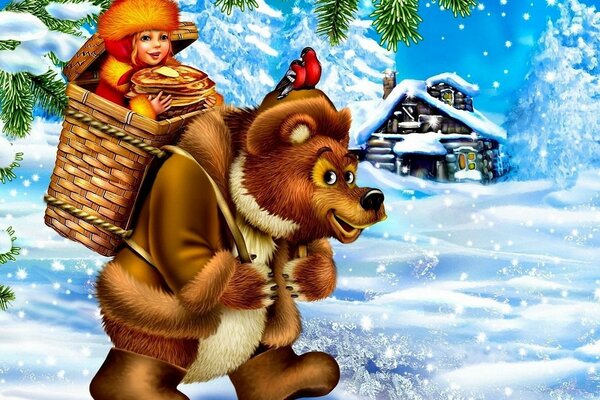 Masha and the Bear: a winter fairy tale